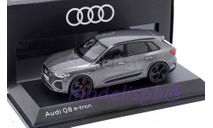★⬊ Акция! См.ТЕКСТ! ⤵ Под ЗАКАЗ! ↪ Audi Q8 e-tron 2023 NEW Spark 1/43 Ауди Ку 8 Е-кроссовер 2023 GREY  / серый, масштабная модель, scale43