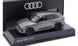 ★⬊ Акция! См.ТЕКСТ! ⤵ Под ЗАКАЗ! ↪ Audi Q8 e-tron 2023 NEW Spark 1/43 Ауди Ку 8 Е-кроссовер 2023 GREY  / серый