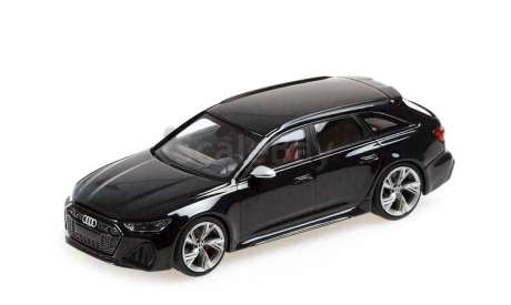 Audi RS6 Avant 2020 NEW Minichamps 1/43 Ауди РС-6 (С8) УНИВЕРСАЛ чёрный  металлик / BLACK 1:43, масштабная модель, scale43