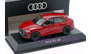 ⬊ Акция-СКИДКА! ⤵ Под ЗАКАЗ! ↪ Audi RS Q8 FL NEW 1/43 Norev Ауди Ку 8 эРэС рестайл 2024 SUV RED 1:43, масштабная модель, scale43