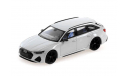 Audi RS6 Avant 2020 NEW Minichamps 1/43 Ауди РС-6 (С8) УНИВЕРСАЛ белый  металлик / WHITE 1:43, масштабная модель, scale43