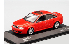 ↪︎ Под ЗАКАЗ! См.ТЕКСТ! ⇝ Audi RS6 C5 sedan 2002  Minichamps 1/43  Ауди РС6 (Ц5) Красный / Misan Red metallic  1:43