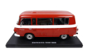↪︎ Под ЗАКАЗ! См.ТЕКСТ! ⇝ Barkas B1000 ГДР 1965 Hachette 1/24 Микроавтобус Баркас Б-1000 красный / RED 1:24, масштабная модель, scale24