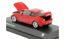 BMW 2er Coupe F22 Minichamps 1:43 --- БМВ 2-series 2014 купе  2дв. RED  / красный, масштабная модель, 1/43