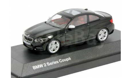 BMW 2er Coupe F22 Minichamps 1:43 --- БМВ 2-series 2014 купе  2дв.  black / чёрный, масштабная модель, 1/43