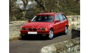 BMW 3series (3-er) -   328i (E36) Touring --- БМВ 1992 -1994г. 1:43 БМВ 3-series  Бэха - тройка - трёшка универсал красная / RED, масштабная модель, 1/43, Schuco