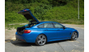 BMW 4er Gran Coupe (F36) 1:43 Kyosho  БМВ 4-series 2014 купе  5дв.  blue / голубой, масштабная модель, scale43