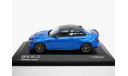 BMW M2 CS coupe F87 Minichamps 1/43 БМВ 2 серии (2er) М2 спорт-купе 2020 года ГОЛУБОЙ +золот./ BLUE + gold 1:43, масштабная модель, scale43