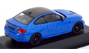 BMW M2 CS coupe F87 Minichamps 1/43 БМВ 2 серии (2er) М2 спорт-купе 2020 года ГОЛУБОЙ +чёрн./ BLUE + black 1:43, масштабная модель