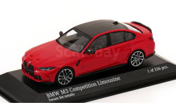 Под ЗАКАЗ! - BMW M3 Competition G80 NEW 2022 Minichamps 1/43 БМВ 3 серии (3er) М3 седан КРАСНАЯ 1:43