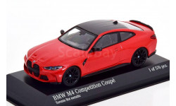 BMW M4 Competition G82 NEW 2022 Minichamps 1/43 БМВ 4 серии 43er) М4 седан КРАСНЫЙ металлик / RED 1:43