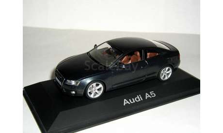 АКЦИЯ-СКИДКА! - Audi A5 coupe 2007г (8T) Schuco 1:43 --- Ауди А5 спорткупе GREY / серая, масштабная модель, scale43