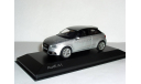 Акция - См.- ни-же! .  Audi A1 3d Typ 8X Kyosho 1/43 Ауди A1  -  2010 года серебристая  / silver  1:43, масштабная модель