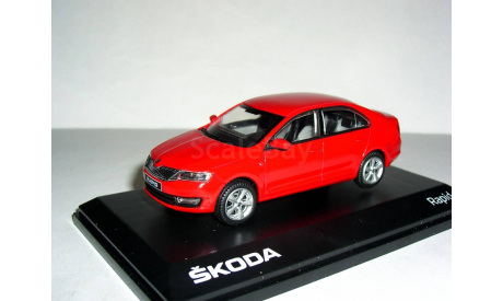 Skoda Rapid 2012г Abrex 1:43 --- Шкода Рапид ...  красненькая. ;), масштабная модель, scale43, Škoda