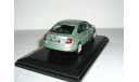 Skoda Rapid 2012г  Abrex 1:43 --- Шкода Рапид 2014 ...  серебристо-зелёная / light silver-green, масштабная модель, 1/43, Škoda