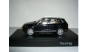Volkswagen Touareg-II рестайл 2014 Herpa 1:43 black -- Фольксваген Туарег NEW чёрный SUV 4х4, масштабная модель, 1/43