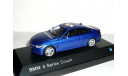BMW 4er Coupe (F32) 1/43 БМВ  4-series 2013 купе  2дв.  blue / голубой, масштабная модель, 1:43, Jadi