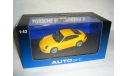 Porsche 911(997) Carrera S  AutoArt  1/43 --- Порше Каррера ЖЁЛТЫЙ /yellow RAR, масштабная модель, 1:43