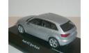 Audi A3 Sportback 5dr 2013г 1-43 Ауди А3 5двверей AUDI SILVER / серебро, масштабная модель, 1:43, 1/43, Schuco