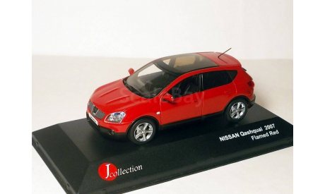 Nissan Qashqai LHD 2007г J-collection 1:43 Ниссан Кашкай ЛЕВЫЙ РУЛЬ! - красный., масштабная модель, 1/43