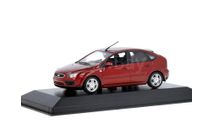 ✔ В наличии! - Ford Focus II (Mk2) hatchback Minichamps 1/43 Форд Фокус 2005 Мк2 хэтч 5дв 1:43 бордовый / Dark Red, масштабная модель, scale43