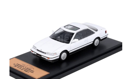 ↪︎ Под ЗАКАЗ! ⇝  Honda Legend MkI 2-door Hardtop (KA3 / E-Ka3)   1/43  Хонда Легенд-1 купе  (Coupe-Sports-Special)   1987/1988 года БЕЛАЯ / WHITE  1:43, масштабная модель, Hachette, scale43
