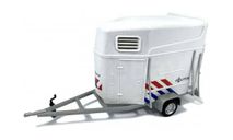 ✔ В наличии!  ∜ - УДВОЮ СКИДКУ См.**... -  Horse transporter trailer 1/43 Прицеп ’коневоз’ д/ перевозки лошадей одноосный 1:43, масштабная модель, Bauer/Cararama/Hongwell, scale43