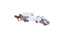 ✔ В наличии!  ∜ - УДВОЮ СКИДКУ См.**... -  Horse transporter trailer 1/43 Прицеп ’коневоз’ д/ перевозки лошадей одноосный 1:43, масштабная модель, Bauer/Cararama/Hongwell, scale43