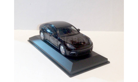 Porsche Panamera 4 (2nd Generation) Herpa 1/43 Порш Панамера Mk2 - 2017 год BLACK / ЧЁРНЫЙ 1:43, масштабная модель, scale43