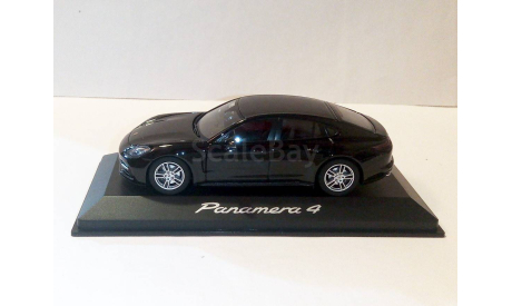 Porsche Panamera 4 (2nd Generation) Herpa 1/43 Порш Панамера Mk2 - 2017 год BLACK / ЧЁРНЫЙ 1:43, масштабная модель, scale43