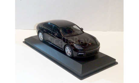 Porsche Panamera 4 (2nd Generation) Herpa 1/43 Порш Панамера Mk2 - 2017 год BLACK / ЧЁРНЫЙ 1:43, масштабная модель, scale43