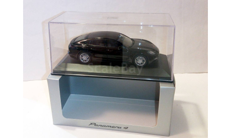 Porsche Panamera 4 (2nd Generation) Herpa 1/43 Порш Панамера Mk2 - 2017 год BLACK / ЧЁРНЫЙ 1:43, масштабная модель, scale43