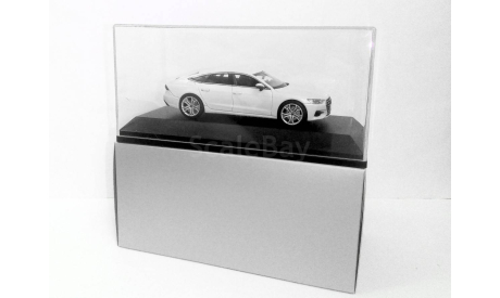 Audi A7 (C8) Sportback iScale - Kyosho 1/43 Ауди А7 2017 ’спорт-купе’ БЕЛЫЙ  /  WHITE 1:43, масштабная модель