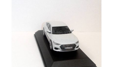 Audi A7 (C8) Sportback iScale - Kyosho 1/43 Ауди А7 2017 ’спорт-купе’ БЕЛЫЙ  /  WHITE 1:43, масштабная модель