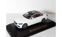 Mercedes-Benz C-class W206 New 1/43 Мерседес C-класс седан 2021 белый / WHITE 1:43 Mercedes, масштабная модель, Herpa, scale43