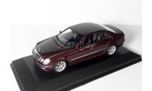 Распродажа! -»  Mercedes-Benz E-class W211 Minichamps 1/43 Мерседес-Бенц E-klasse 1:43 бордовый / dark RED, масштабная модель, scale43