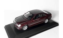 Mercedes-Benz E-class W211 Minichamps 1/43 Мерседес-Бенц E-klasse 1:43 бордовый / dark RED, масштабная модель, scale43