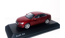 Audi A4 B9 red  1/43 Spark Ауди А4 Б9 седан 2015г (2016 модельный год) красный 1:43, масштабная модель, scale43