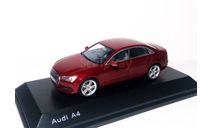 Акция - См.- ни-же! .  Audi A4 B9 red  1/43 Spark Ауди А4 Б9 седан 2015г (2016 модельный год) красный 1:43, масштабная модель, scale43