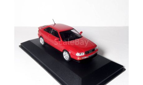 С РУБЛЯ!  Audi S2 Coupe 1992 Solido 1/43 Ауди купе эС-2 1:43 RED / красная 1:43, масштабная модель, scale43