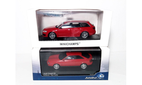 С РУБЛЯ!  Audi S2 Coupe 1992 Solido 1/43 Ауди купе эС-2 1:43 RED / красная 1:43, масштабная модель, scale43