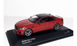 ➥ УДВОЮ! См.текст! - BMW 5er 2021 M5 Competition F90 Solido  1/43  БМВ М5(F-90) седан 5-series 1:43  красный / reden