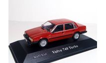 Акция - См.- ни-же! .  Volvo 740 Turbo 1984 Аtlаs 1/43 Вольво-740 седан (limоusinе «744») 1:43 RED / красный, масштабная модель, Atlas