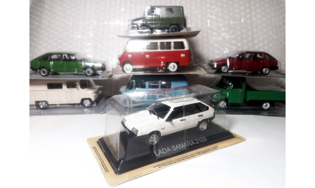 Ваз-2109 ’Samara’ БЕЛАЯ 1/43 ДеАгостини Лада - Самара 1:43  DeAgostini WHITE, масштабная модель, scale43, DeAgostini-Польша (Kultowe Auta)