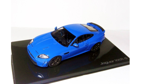 Jaguar XKR-S Coupe 2011 (X150) IXO 1/43 - Ягуар XK -Спорт-Купе R(S) Х150  голубой / Blue 1:43, масштабная модель, scale43