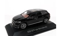 С РУБЛЯ!   Mercedes-Benz EQS SUV X296 1/43 Мерседес ’электро-кроссовер’ 2022 чёрный / BLACK 1:43, масштабная модель, Spark, scale43