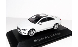 Акция - См.- ни-же! . Mercedes-Benz CLA Coupe C118 1/43 Мерседес ЦЛА купе-седан 2019 белый / WHITE 1:43 Редкий!