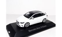 Распродажа! -» Mercedes-Benz B-class W247 New 1/43 Мерседес В-класс 2019 белый / WHITE 1:43 Mercedes Редкий, масштабная модель, Herpa, scale43
