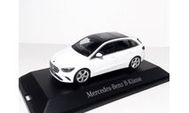 Mercedes-Benz B-class W247 New 1/43 Мерседес В-класс 2019 белый / WHITE 1:43 Mercedes Редкий, масштабная модель, Herpa