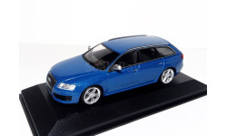 Audi RS6 C6 Avant Minichamps 1/43 Ауди PC6 - 2008 1:43 BLUE / СИНИЙ
